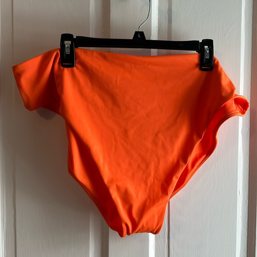 Neon Orange Bikini Bottom